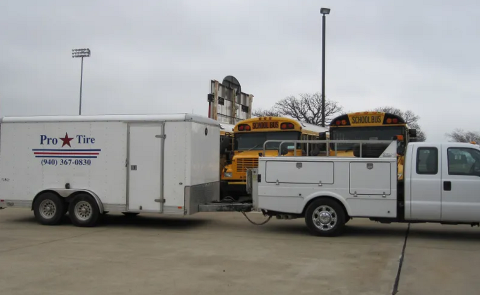 on-site tire service for school buses